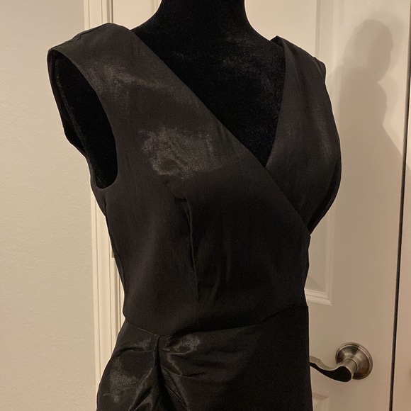 Vintage Pompous Studio Berkley little black sleeveless dress- size Medium - Picture 5 of 12